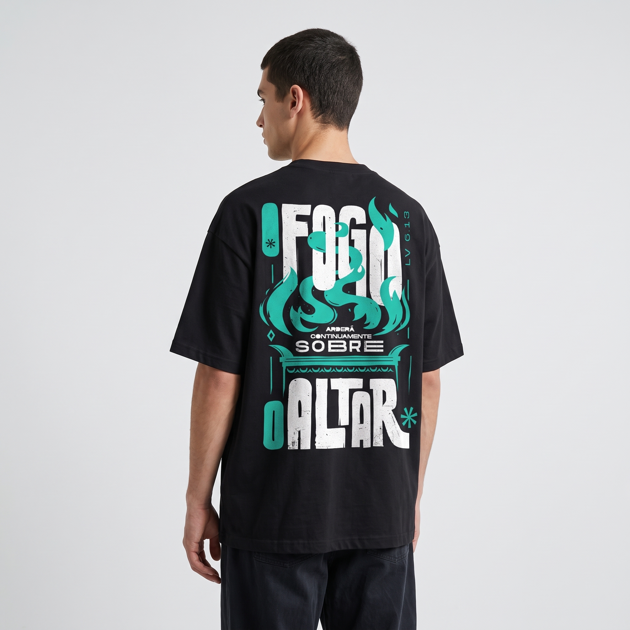 T-SHIRT – O FOGO — costas