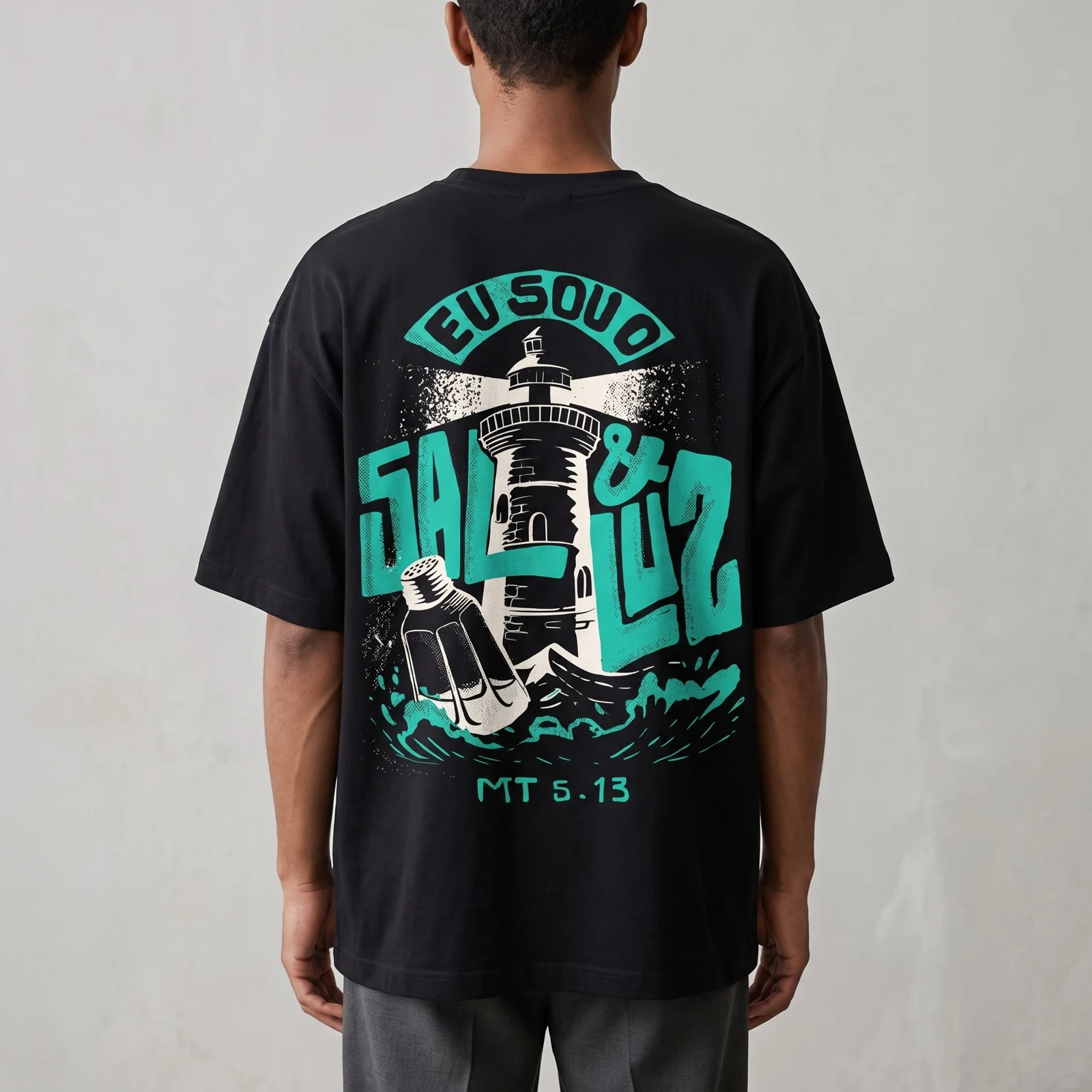 T-SHIRT – EU SOU SAL E LUZ — imagem 3