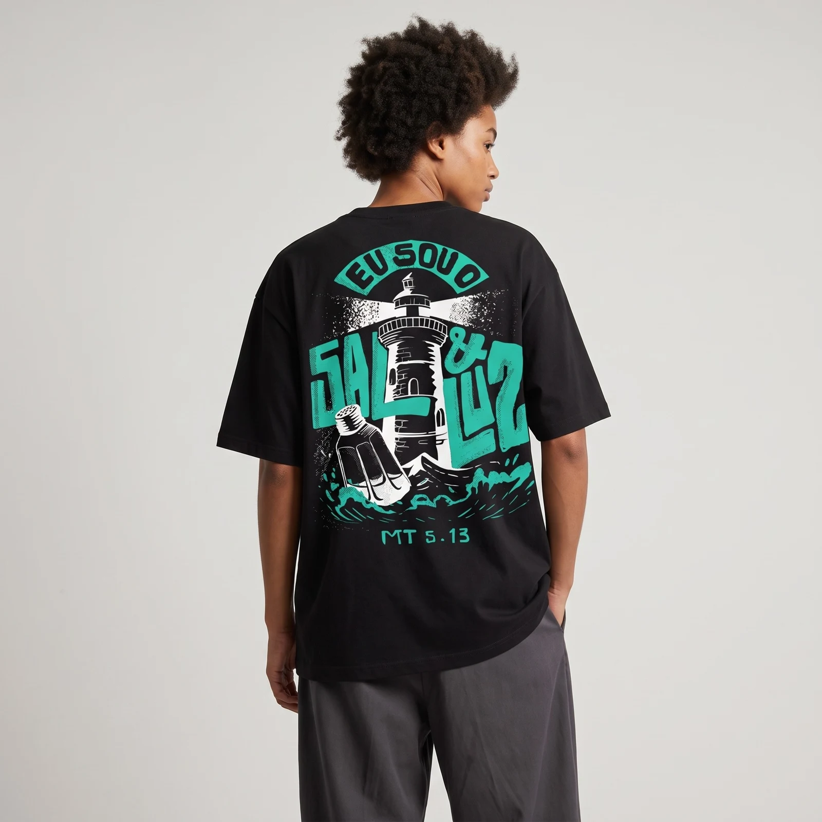 T-SHIRT – EU SOU SAL E LUZ — imagem 4